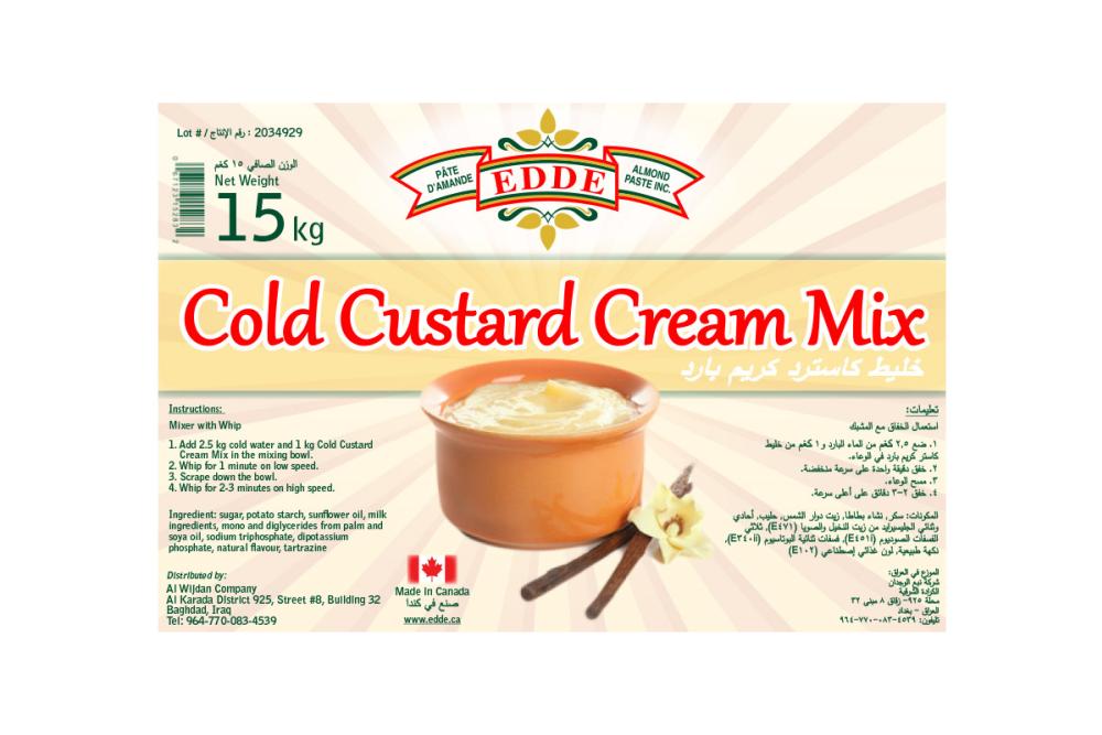 Cold Custard Cream Mix
