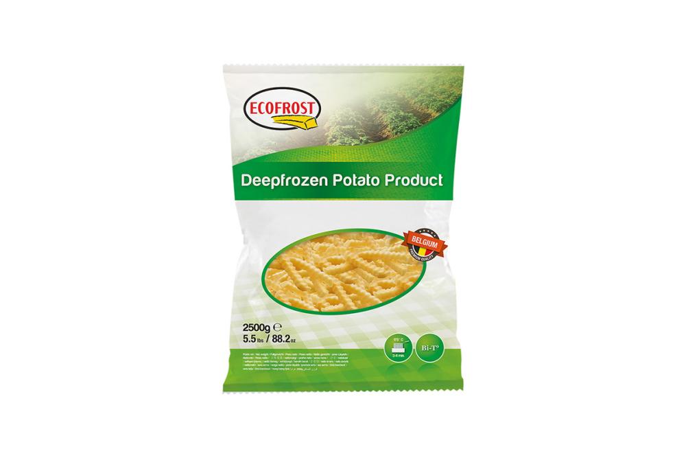 إيكوفروست بطاطس قطع مجعدة