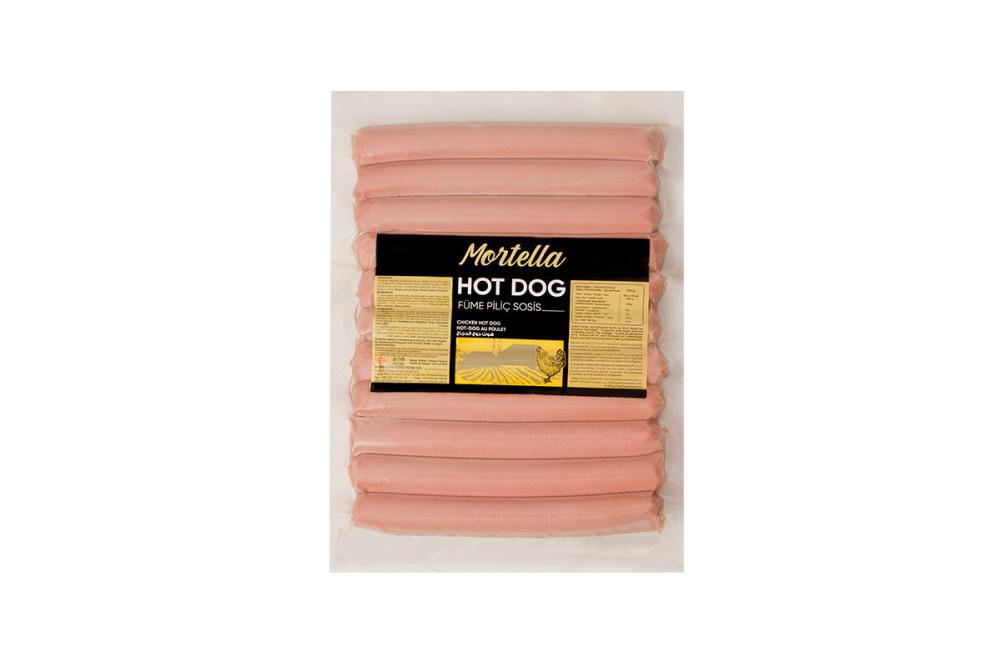 نقانق دجاج هوت دوج