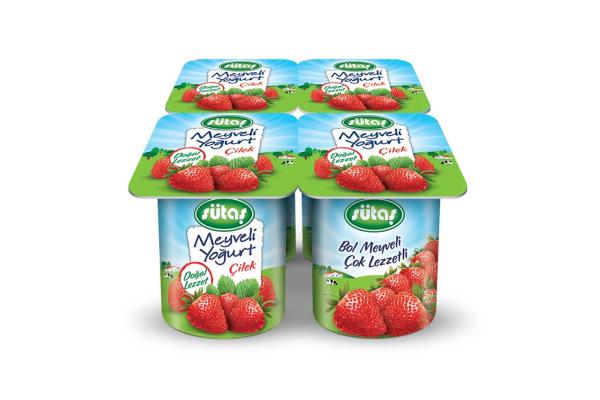 سوتاش زبادي بالفواكه - الفراولة